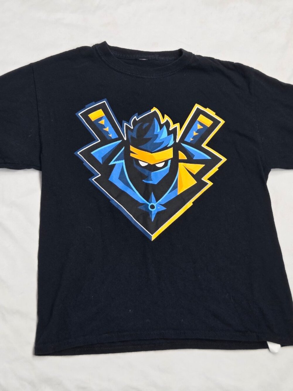 black Ninja Hyper graphic t-shirt (shirt length 21")